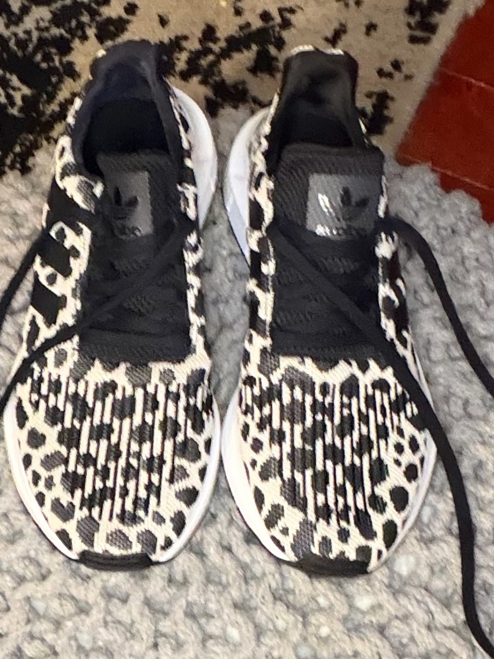 Women’s Adidas Swift Leopard Print Sneakers